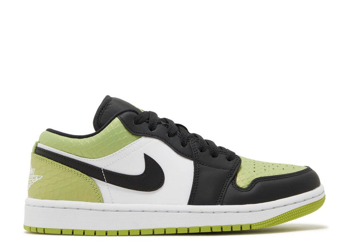 Wmns Air Jordan 1 Low SE &#39;Vivid Green Snakeskin&#39;