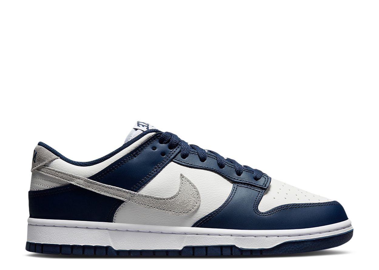 Dunk Low Midnight Navy Smoke Grey Men's Sneakers