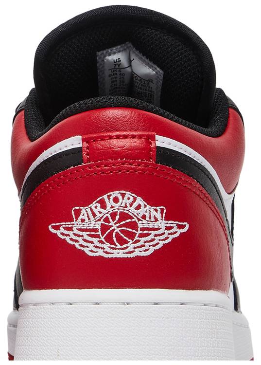 Nike Air Jordan 1 Low GS &#39;Bred Toe&#39;