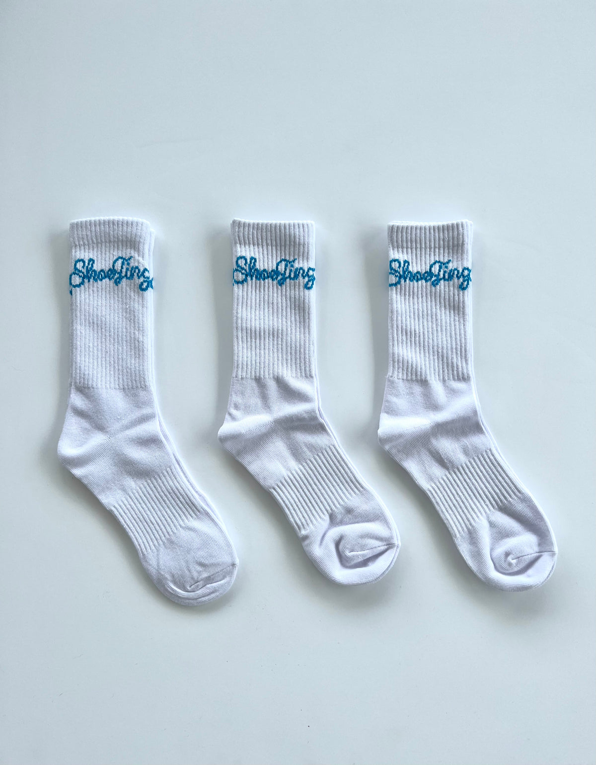 3 Pack of Shoe Tingz White Socks
