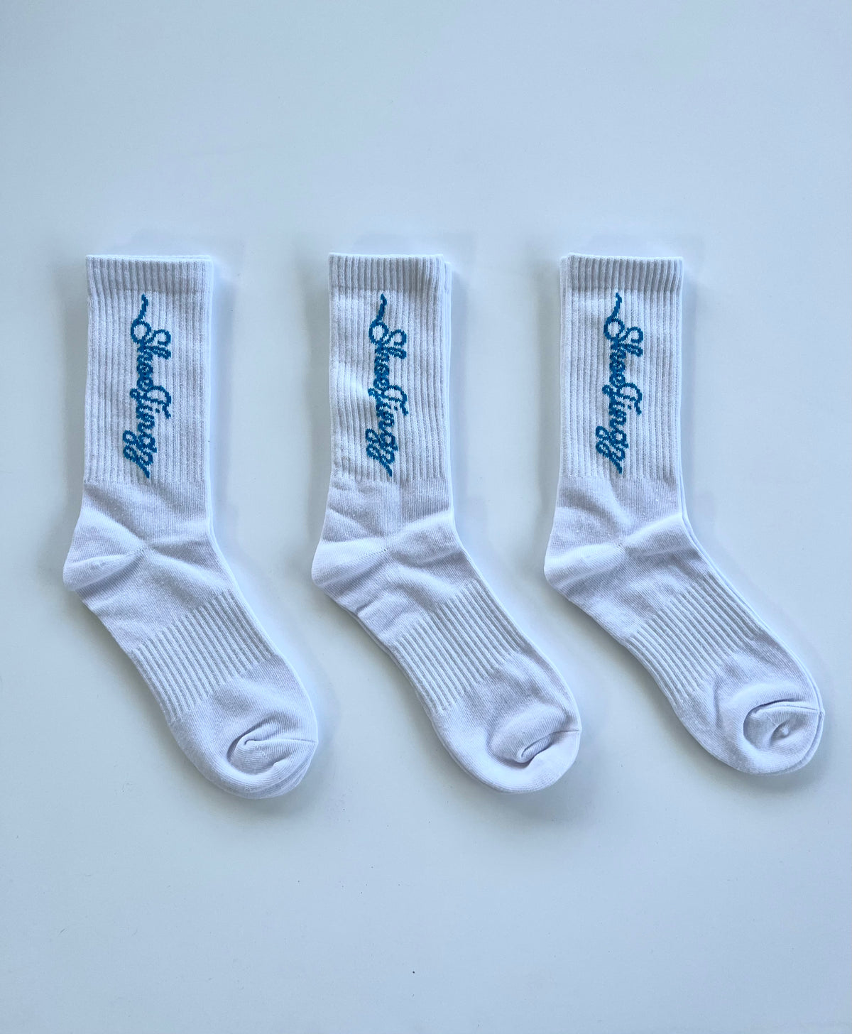 3 Pack Shoe Tingz White Socks