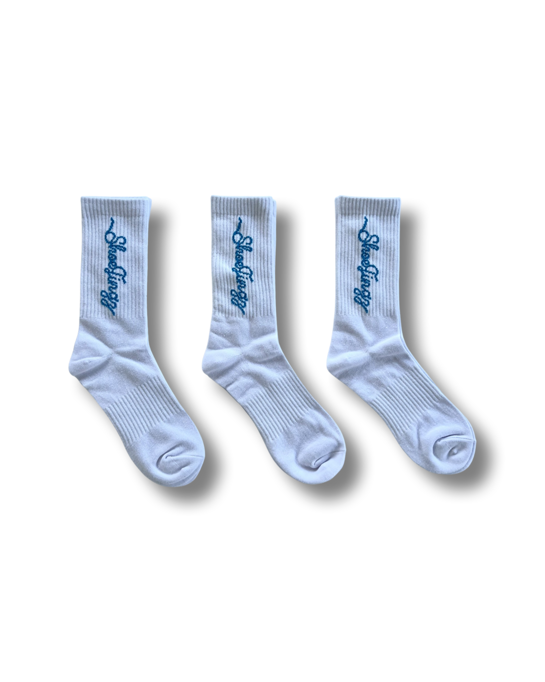 3 Pack Shoe Tingz White Socks